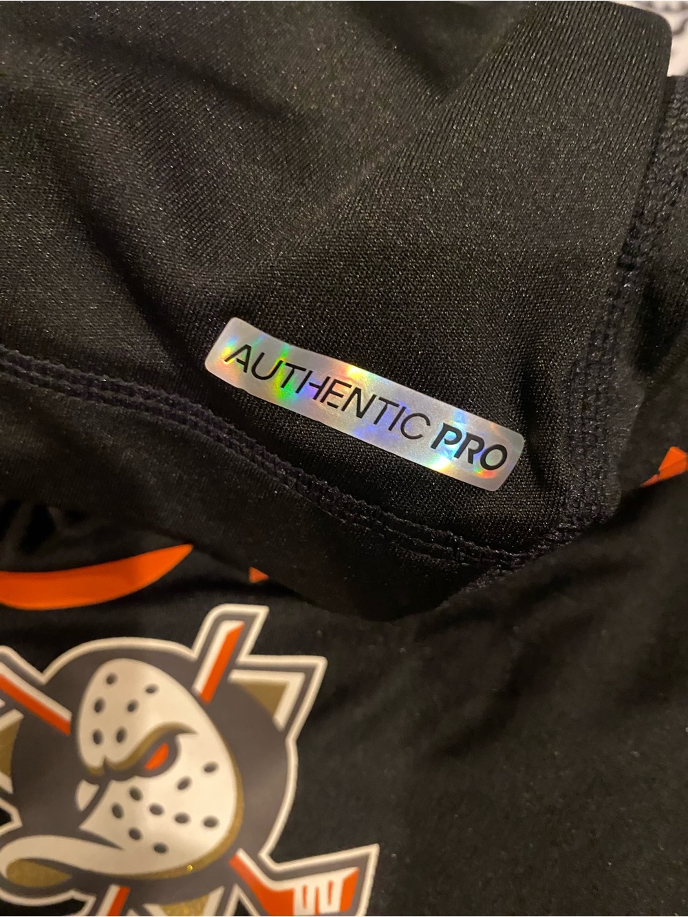 Fanatics Black Authentic Pro Anaheim Ducks dri fit shirt - Picture 4 of 4